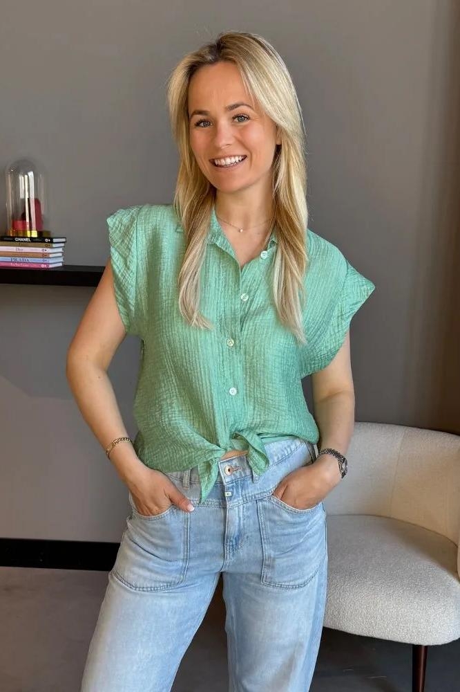 MARIT BLOUSE 10843 GREEN